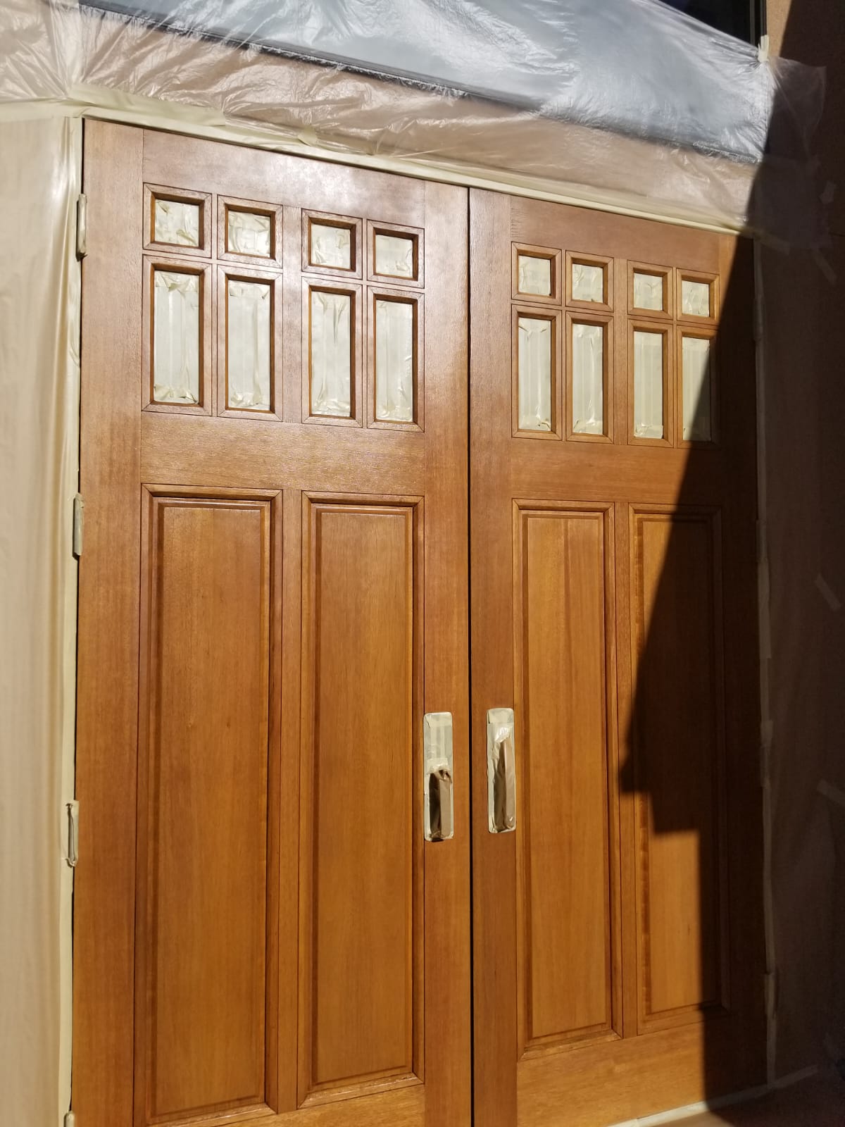 BEst-Painters-in-Colorado-Springs-Exterior-door-staining-done-by-E.-Hernandez-Painting